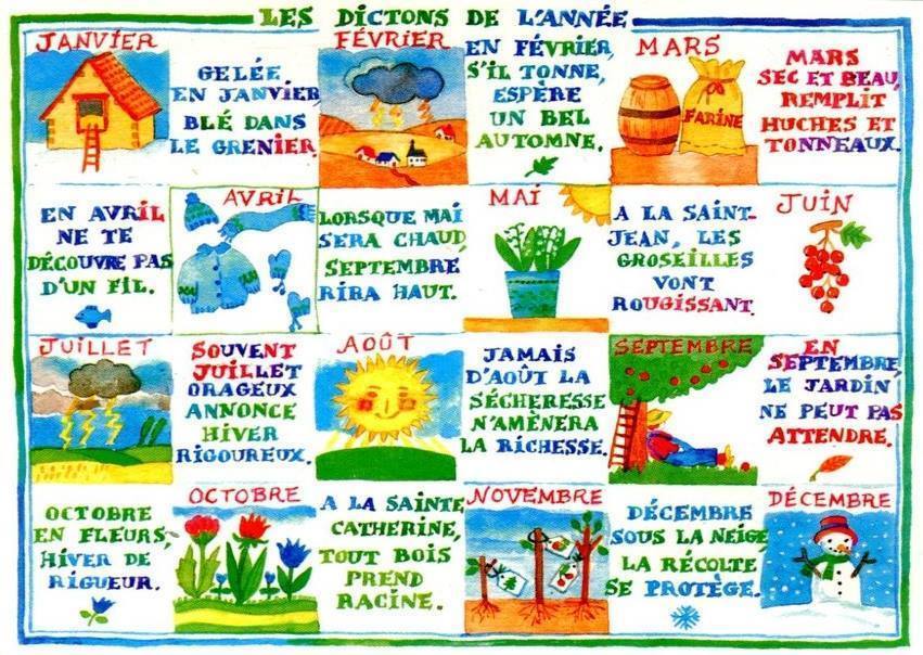 Les dictons de l'ann�e.